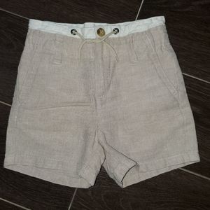 Boys Linen Shorts with Drawstring